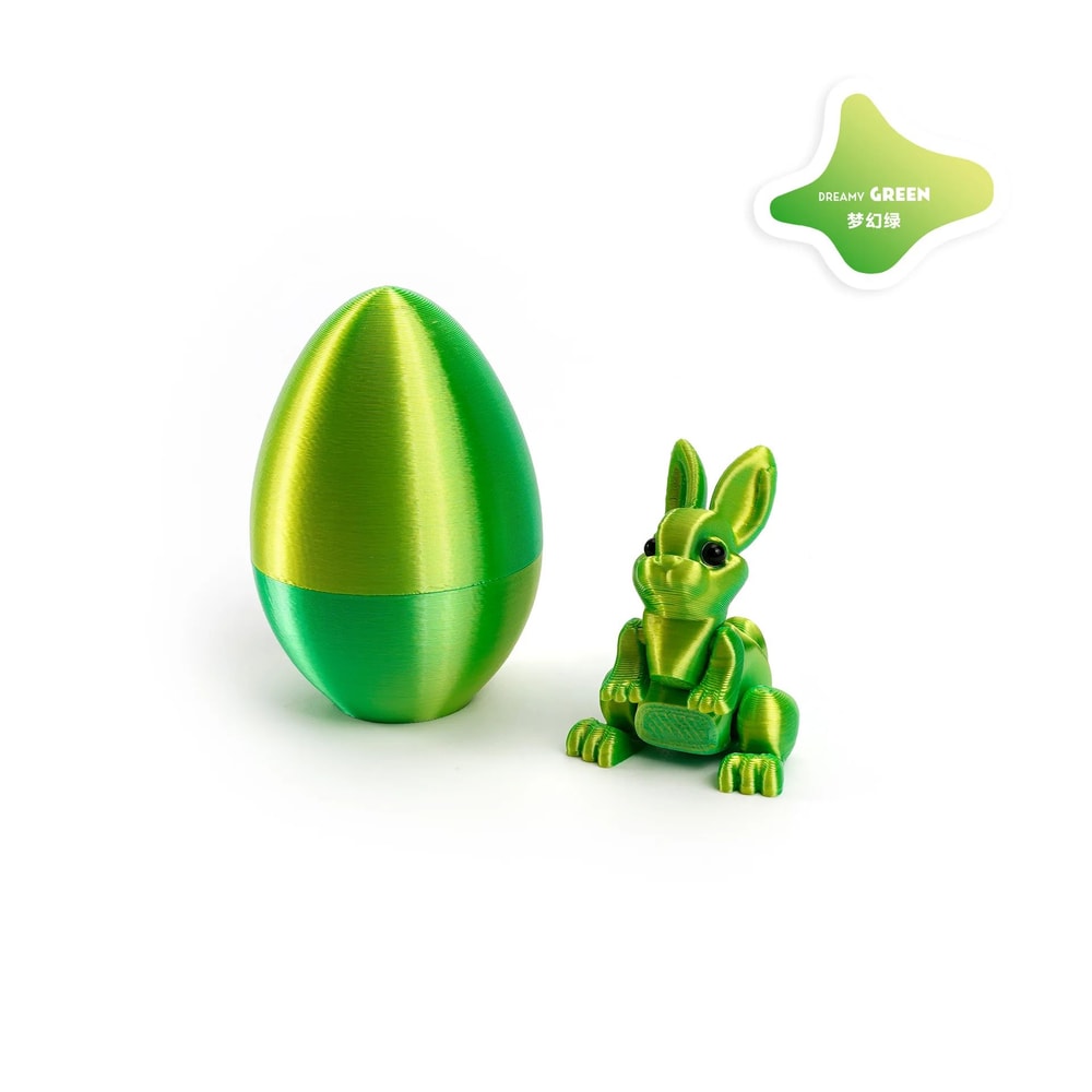 3D Printed Easter Bunny Egg Ornament Cute Rabbit Desk Decor 8