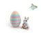 3D Printed Easter Bunny Egg Ornament Cute Rabbit Desk Decor 11
