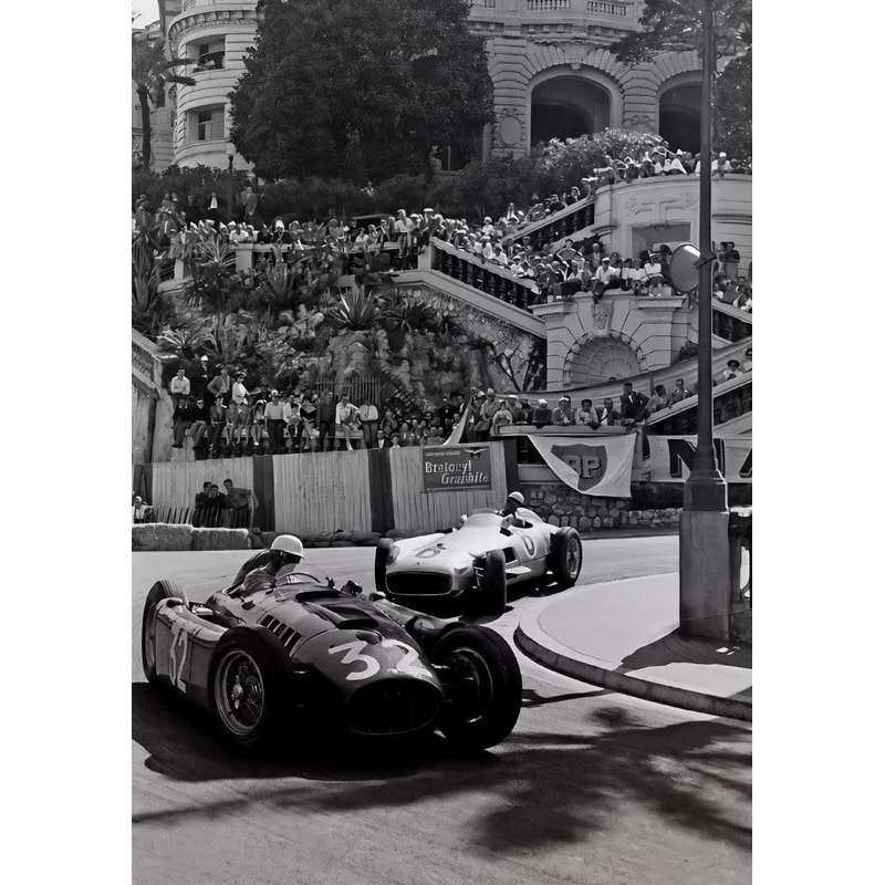 Formula Racing Car Canvas Wall Art Monaco F1 Poster 10