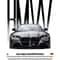 Black Racing Cars Canvas Wall Art Modern Car Poster 16