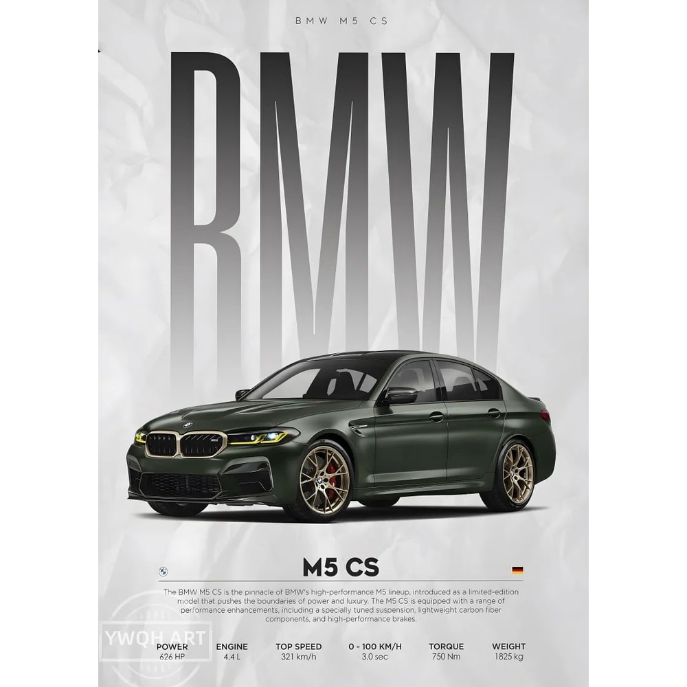 Black Racing Cars Canvas Wall Art Modern Car Poster 10