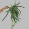 Artificial Orchid Wall Hanging Plant Elegant Green Wall Decor 1