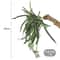 Artificial Orchid Wall Hanging Plant Elegant Green Wall Decor 4