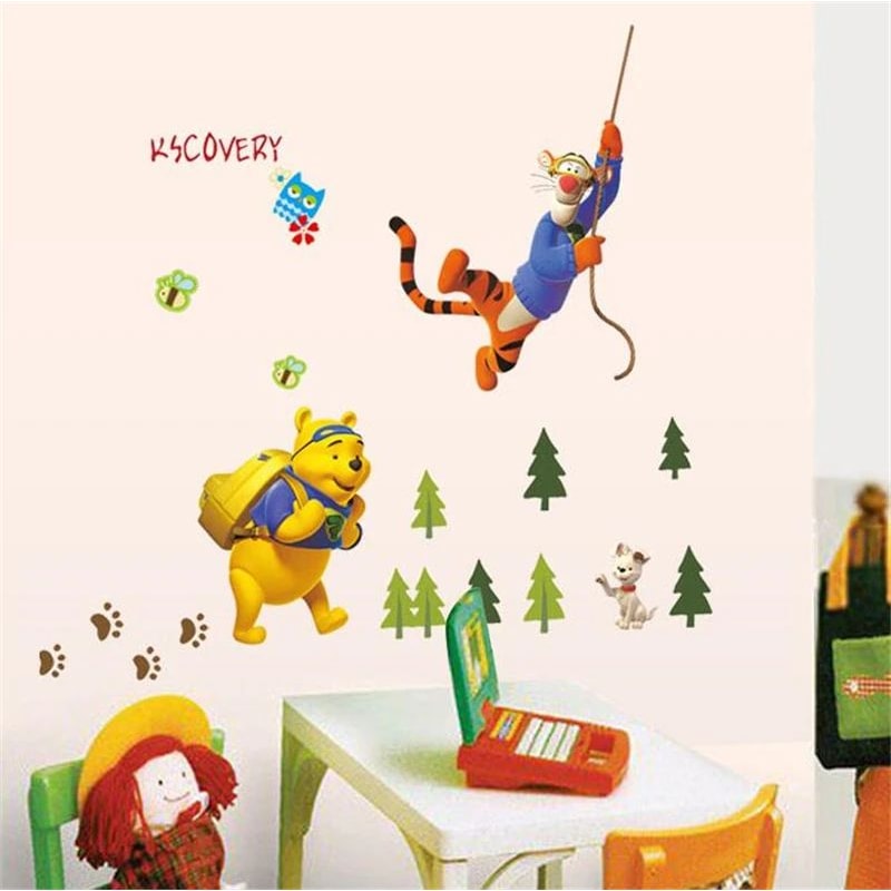 Cartoon Bear Wall Sticker For Kids Room Bedroom And Nursery Decor 5