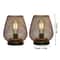 Metal Cage LED Lantern Table Lamp Cordless Decorative Light Set 7