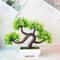 Mini Artificial Bonsai Tree Potted Plant For Desk And Home Decor 19