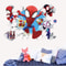 Superhero Wall Stickers For Kids Room Cartoon Wall Decal Decor 0