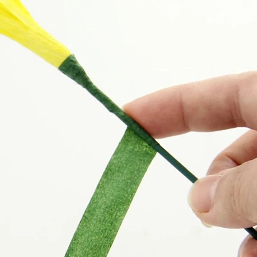 Bendable Artificial Flower Stems With Floral Tape For DIY Arrangements And Wedding Decor 4