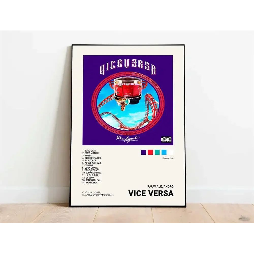 Nordic Rap Music Poster Canvas Latin Artist Wall Art Room Decor 12