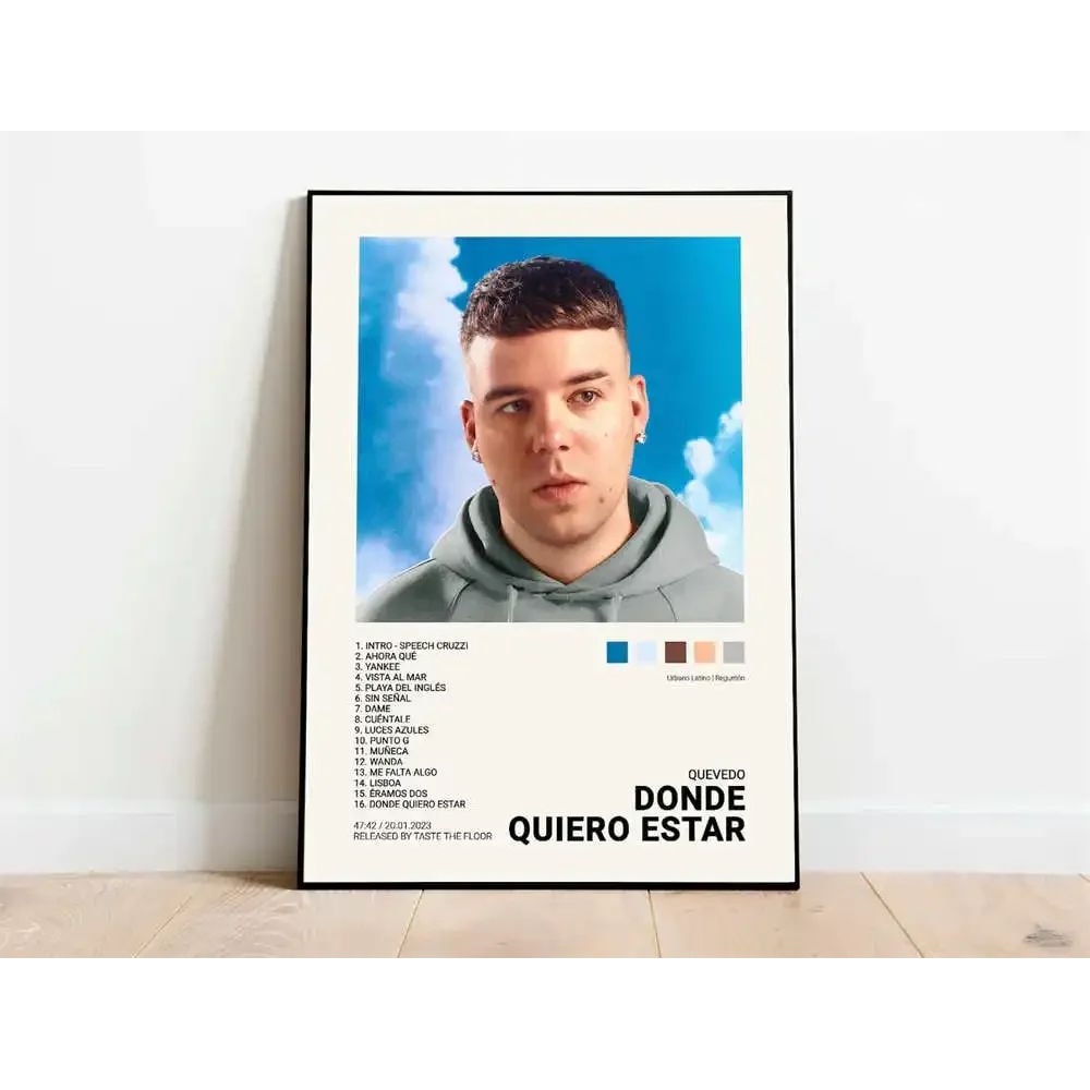 Nordic Rap Music Poster Canvas Latin Artist Wall Art Room Decor 5