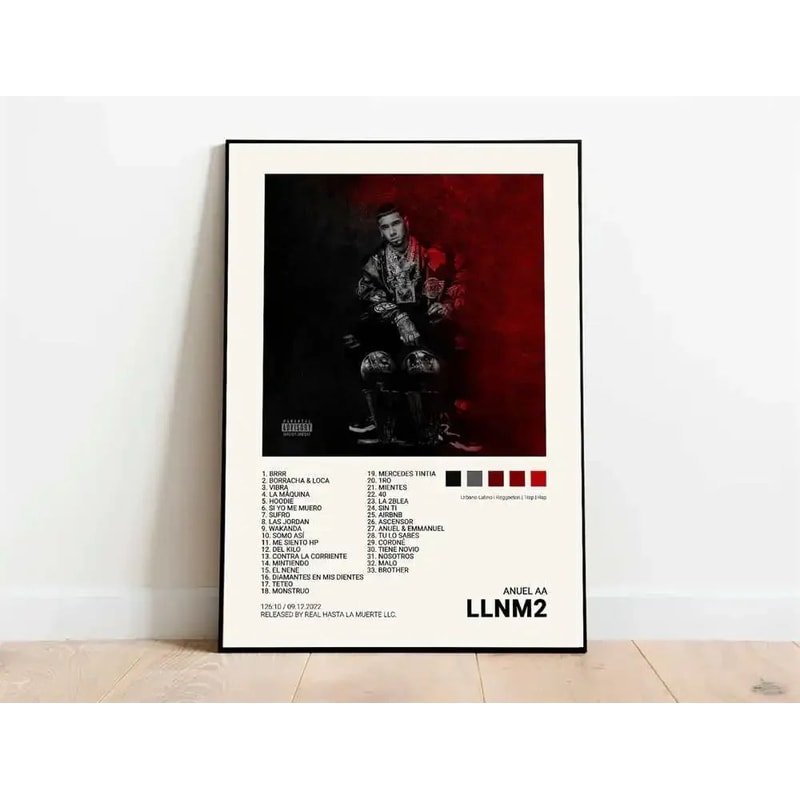 Nordic Rap Music Poster Canvas Latin Artist Wall Art Room Decor 29
