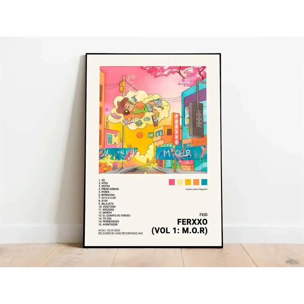 Nordic Rap Music Poster Canvas Latin Artist Wall Art Room Decor 24