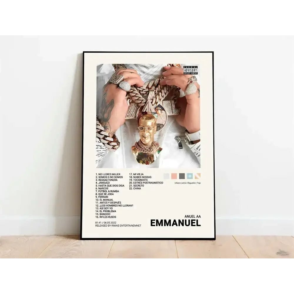 Nordic Rap Music Poster Canvas Latin Artist Wall Art Room Decor 25