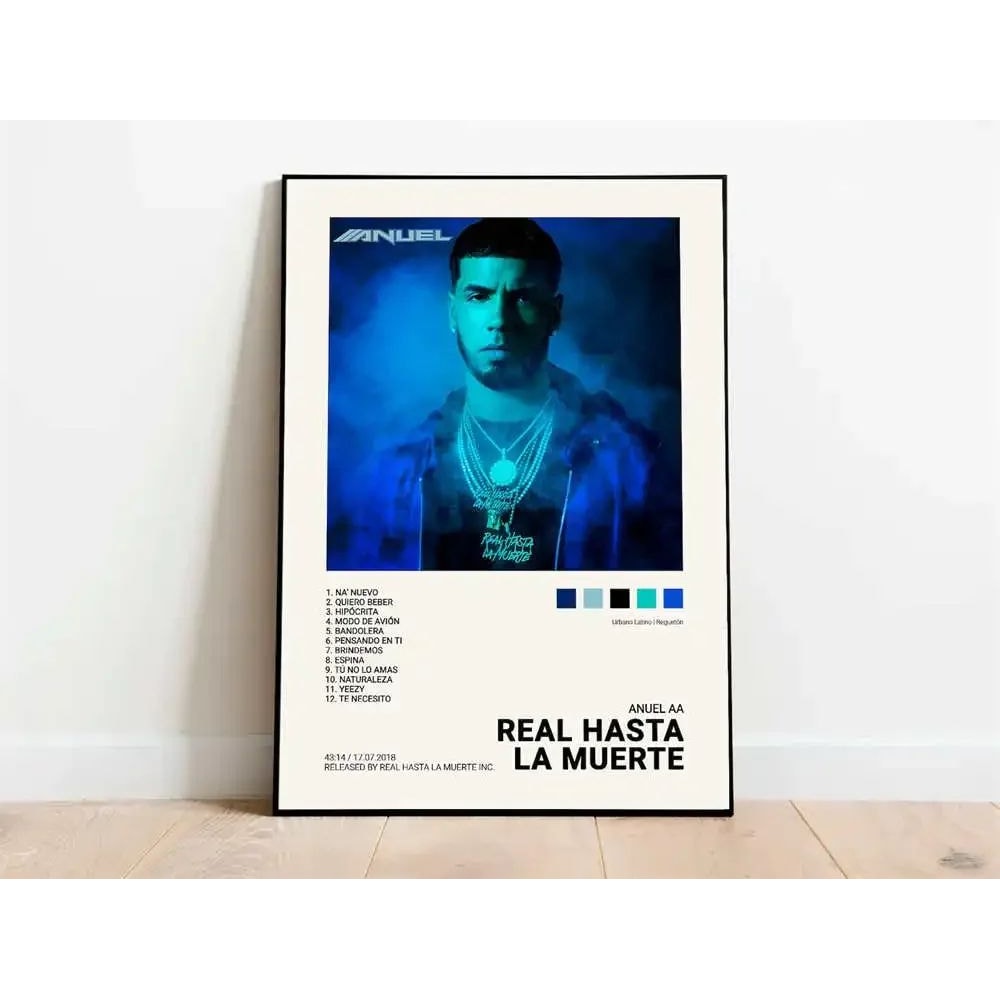 Nordic Rap Music Poster Canvas Latin Artist Wall Art Room Decor 27