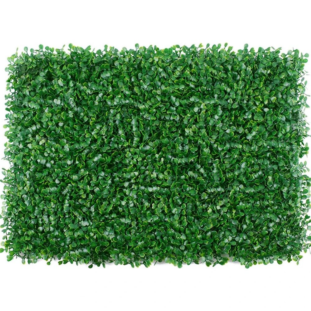 Artificial Green Wall Panel Grass Mat Decorative Faux Plant Hedge Decor 5