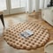 Round Faux Fur Plush Rug Soft Fluffy Carpet Cozy Floor Mat 8