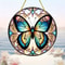 Butterfly Stained Glass Suncatcher Hanging Window Art Decor 10
