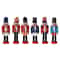 Mini Nutcracker Soldier Figurines Set Christmas Desktop Decor Ornaments 5