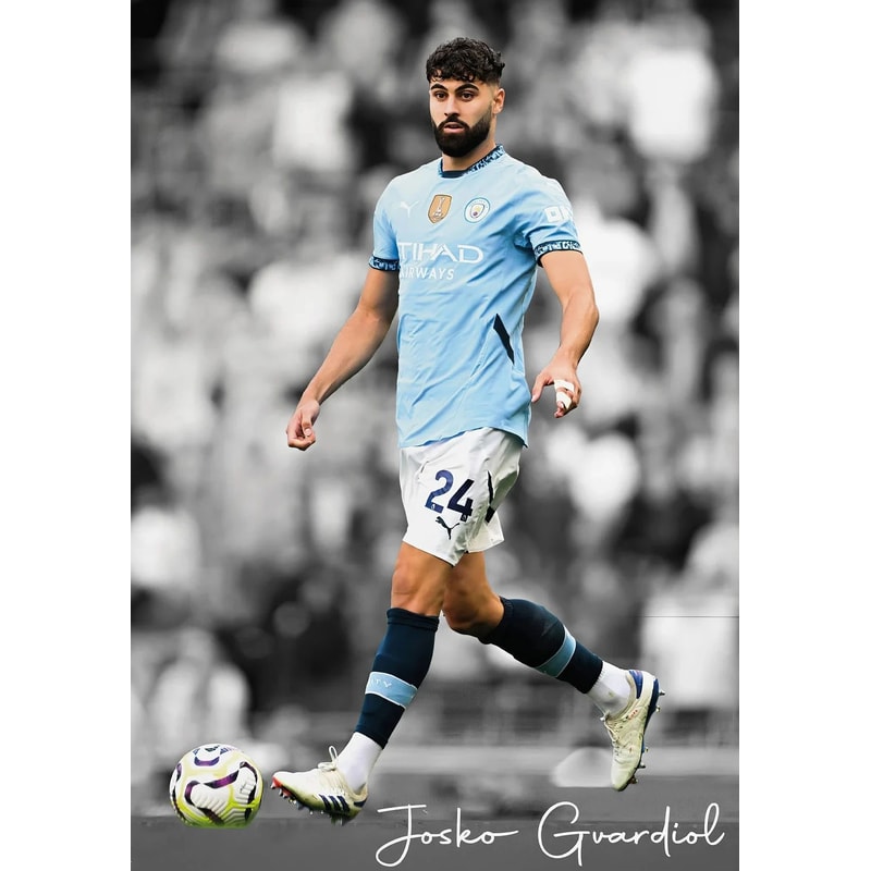 Famous Soccer Player Poster Canvas Football Wall Art Sports Room Decor 20