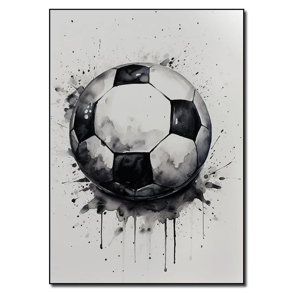 Custom Football Player Poster Personalized Football Wall Art Gift For Boys And Sports Fans 7