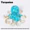 Natural Crystal Octopus Statue Decorative Resin Sculpture Reiki Stone Desk Ornament 13