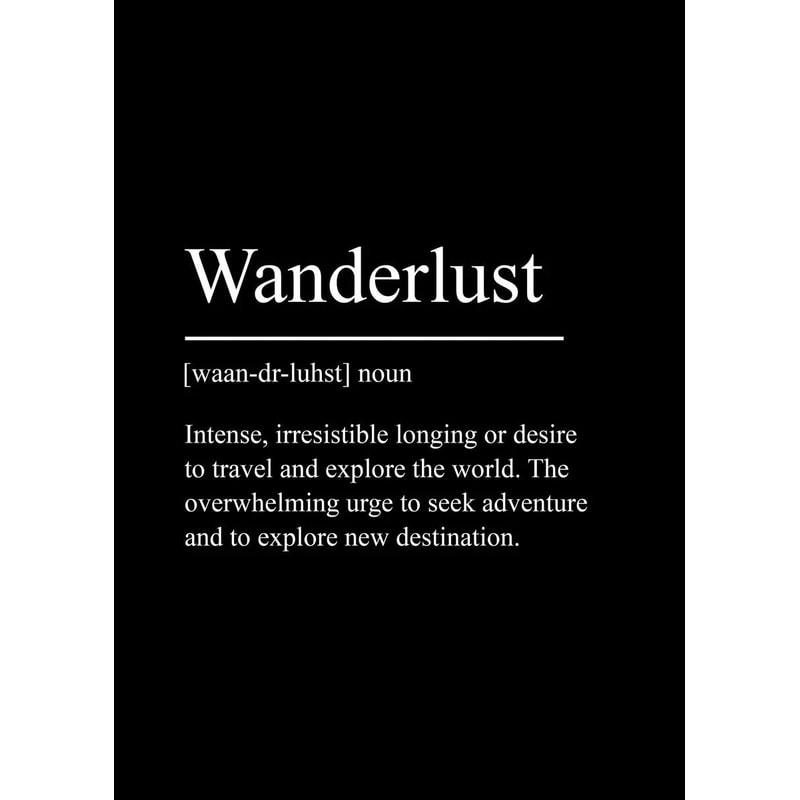 Minimalist Inspirational Quote Poster Black Canvas Wall Art Success Mindset Decor 14