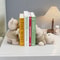 Cute Bear Bookend Decorative Figurine Cream Style Book Holder For Shelves And Home Decor 2