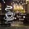 Coffee Bar Wall Sticker Cafe Style Kitchen Vinyl Wall Decal Decor 0