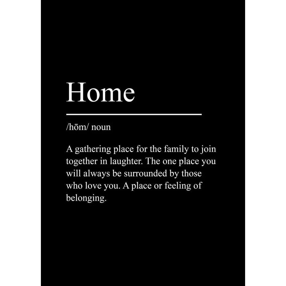 Minimalist Inspirational Quote Canvas Poster Success Discipline Focus Wall Art Decor 7