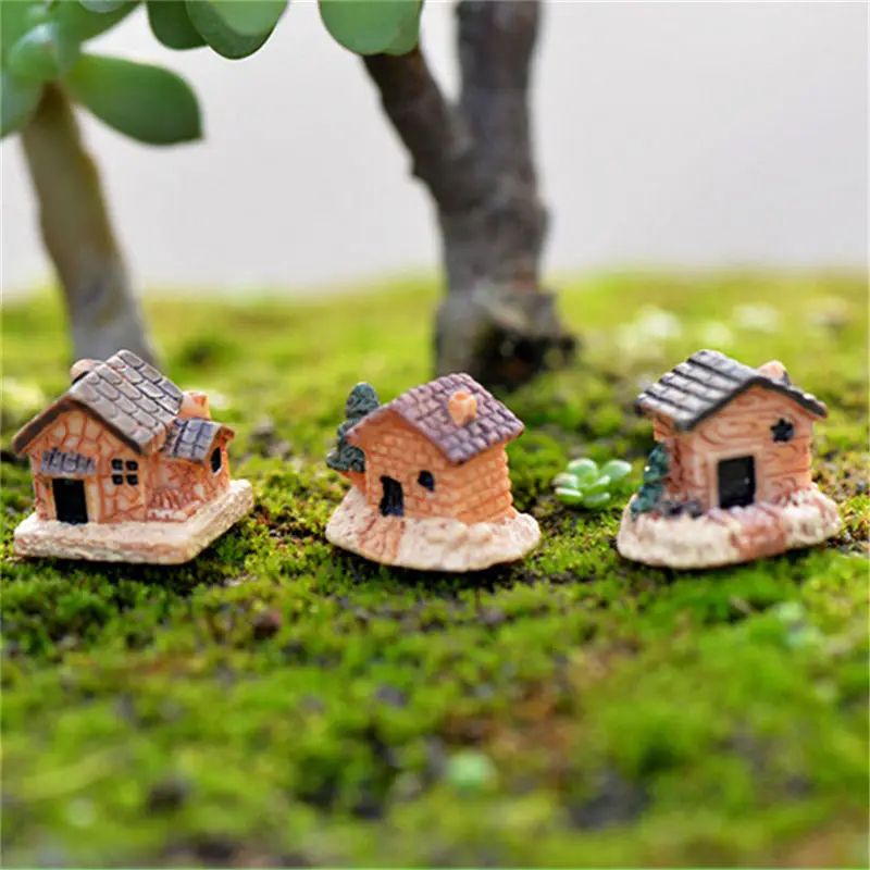 Mini Cute Animal Figurines Fairy Garden Bonsai Decor DIY Miniature Set 18