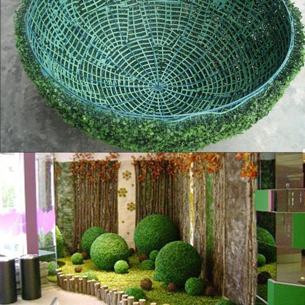 Evergreen Realistic Artificial Plant Ball For Indoor Outdoor Decor 0