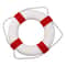 Mediterranean Nautical Lifebuoy Wall Decor For Coastal Home Styling 12