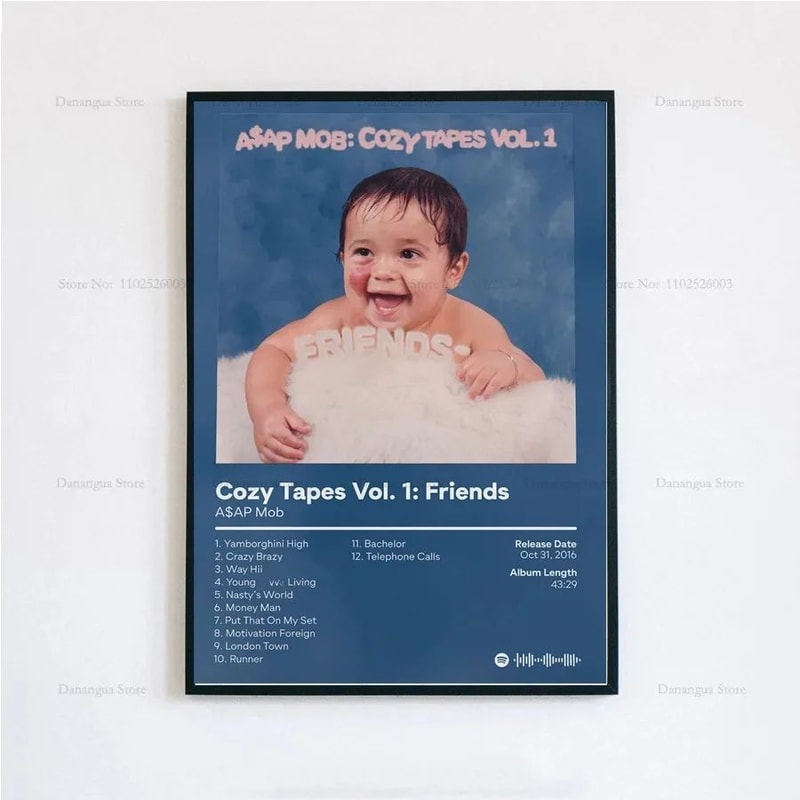 ASAP Rocky Album Cover Poster Canvas Wall Art For Room Decor 14