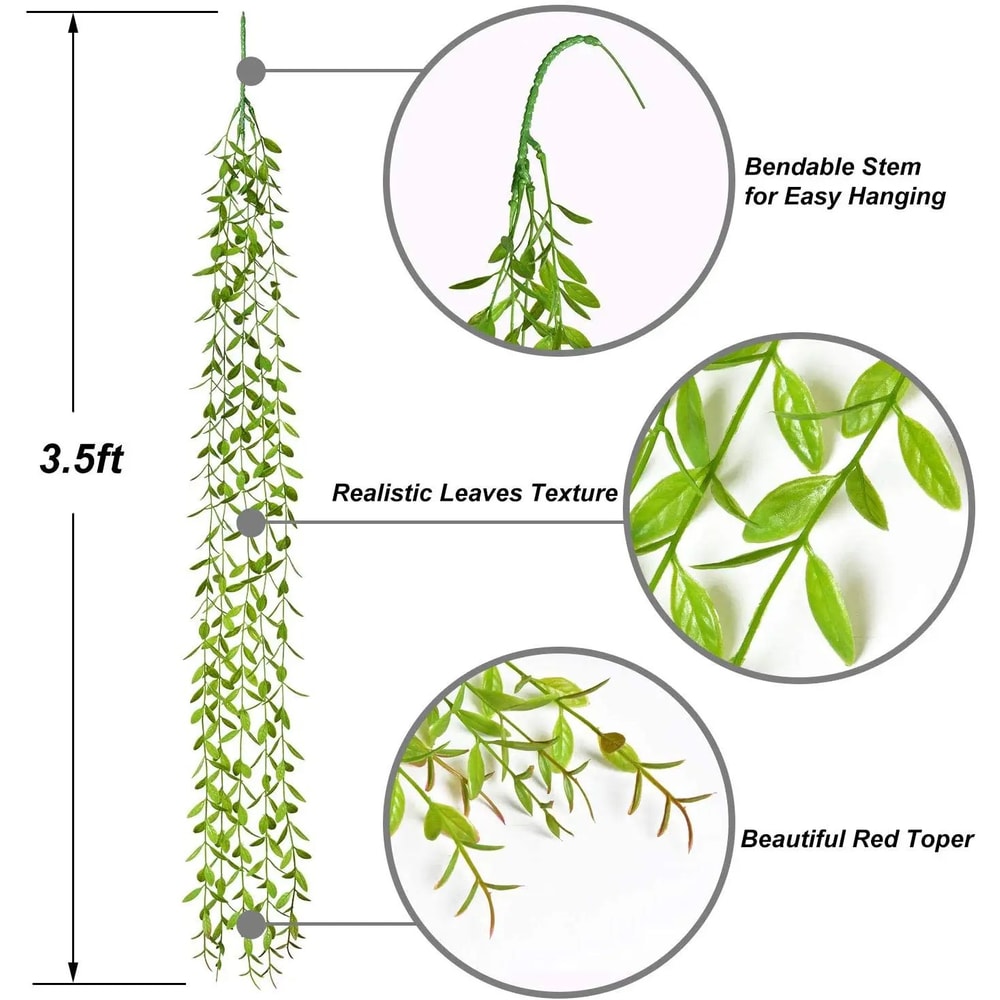 Artificial Ivy Vine String Lights Garland For Indoor Outdoor Decor 1