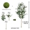Tall Artificial Olive Tree Branch Realistic Faux Plant For Modern Home Decor 7