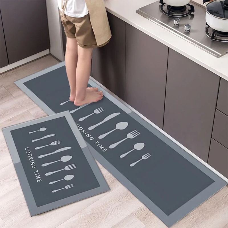 Soft Anti Slip Washable Floor Mat Long Kitchen Bedroom Hallway Rug 21