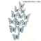Butterfly Mirror Wall Stickers 3D Decorative Wall Decor Set 16