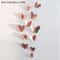Butterfly Mirror Wall Stickers 3D Decorative Wall Decor Set 25