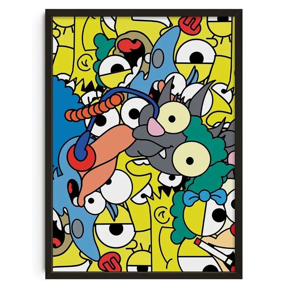 Mid Century Japanese Abstract Canvas Wall Art Prints 20