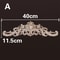 Vintage Floral Wood Applique Furniture Trim Decor 24