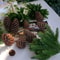 Artificial Pine Branches Christmas Greenery Decor Set 5