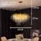 Nordic Gold Crystal Chandelier Luxury LED Ceiling Light 7