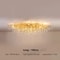 Nordic Gold Crystal Chandelier Luxury LED Ceiling Light 15