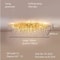 Nordic Gold Crystal Chandelier Luxury LED Ceiling Light 17
