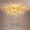 Nordic Gold Crystal Chandelier Luxury LED Ceiling Light 20