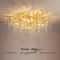 Nordic Gold Crystal Chandelier Luxury LED Ceiling Light 21