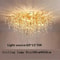 Nordic Gold Crystal Chandelier Luxury LED Ceiling Light 22