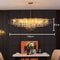 Nordic Gold Crystal Chandelier Luxury LED Ceiling Light 10
