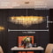 Nordic Gold Crystal Chandelier Luxury LED Ceiling Light 13