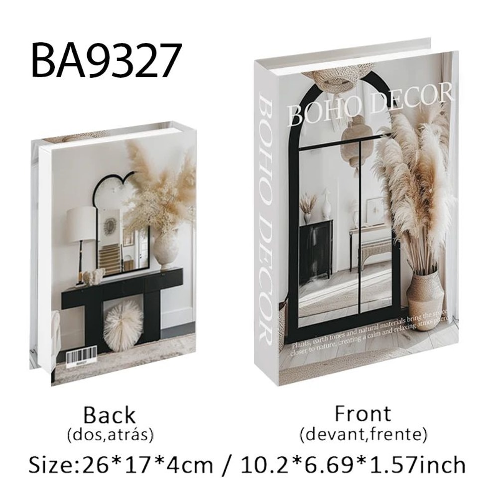 Luxury Decorative Fake Book Storage Box Home Decor 26